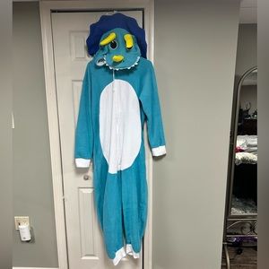 Triceratops Dinosaur Onesie Halloween Costume Medium